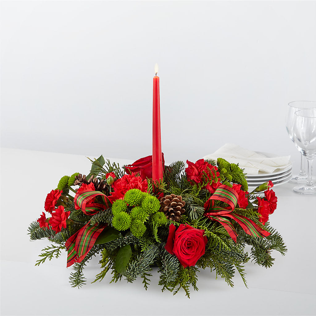 By the Candlelight Centerpiece – M & A FLOWERS AND EVENTS, South Gate CA