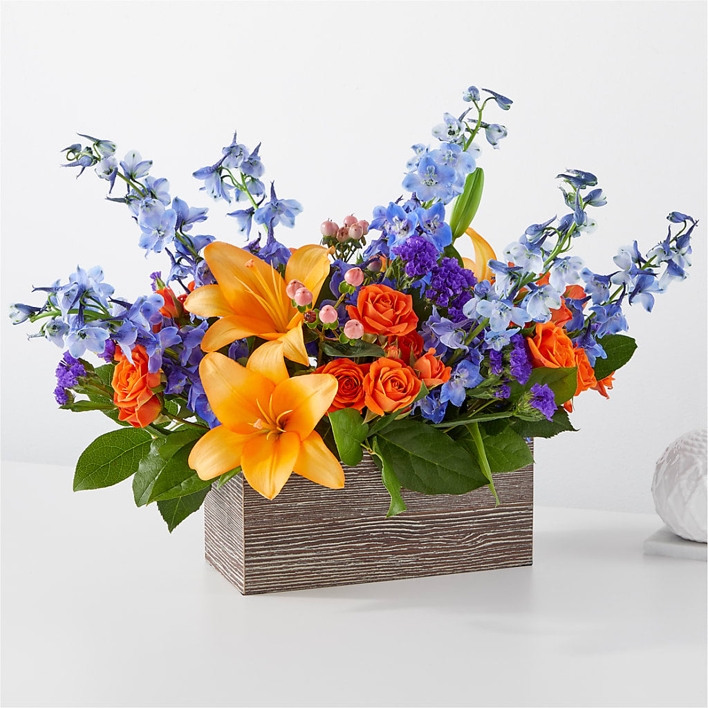 Radiant Citrus Box Bouquet – M & A FLOWERS AND EVENTS, South Gate CA