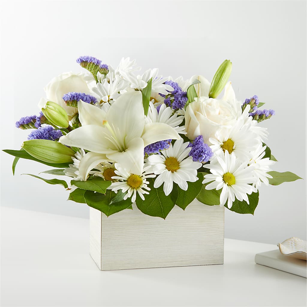 Beyond Blue Box Bouquet – M & A FLOWERS AND EVENTS, South Gate CA