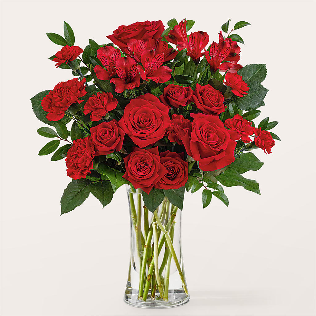 Brilliant Ruby Bouquet – M & A FLOWERS AND EVENTS, South Gate CA