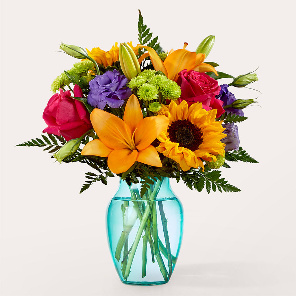 Double Rainbow Bouquet – M & A FLOWERS AND EVENTS, South Gate CA