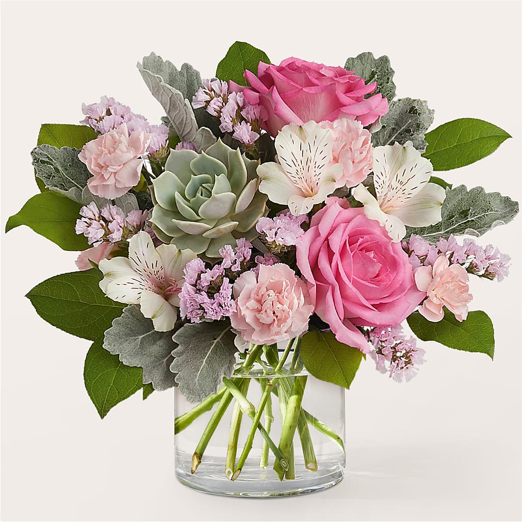 Dusty Rose Bouquet – M & A FLOWERS AND EVENTS, South Gate CA