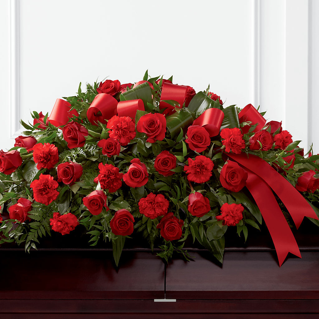 Tribute of Life Casket Spray – M & A FLOWERS AND EVENTS, South Gate CA