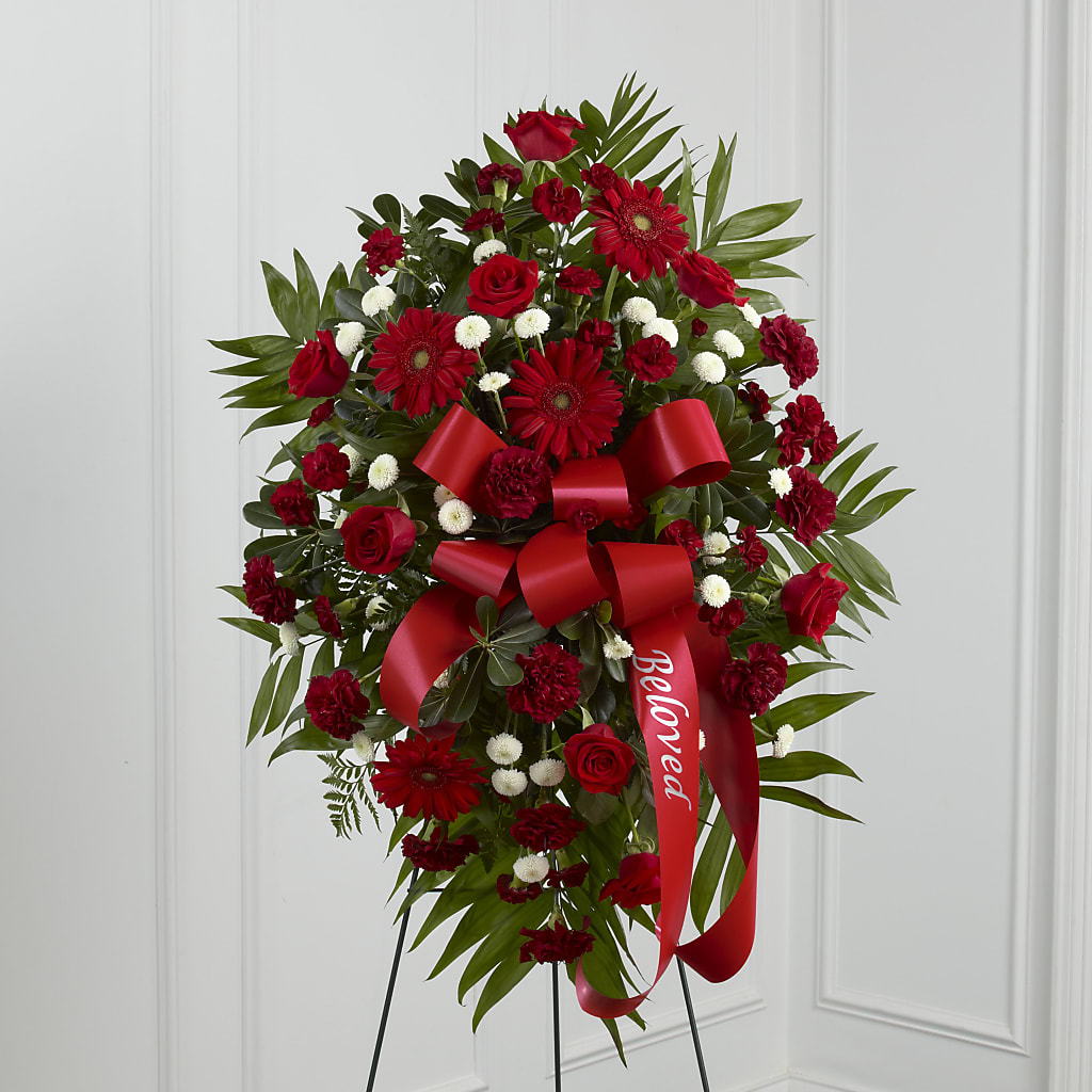 Treasured Memories Standing Spray – M & A FLOWERS AND EVENTS, South Gate CA