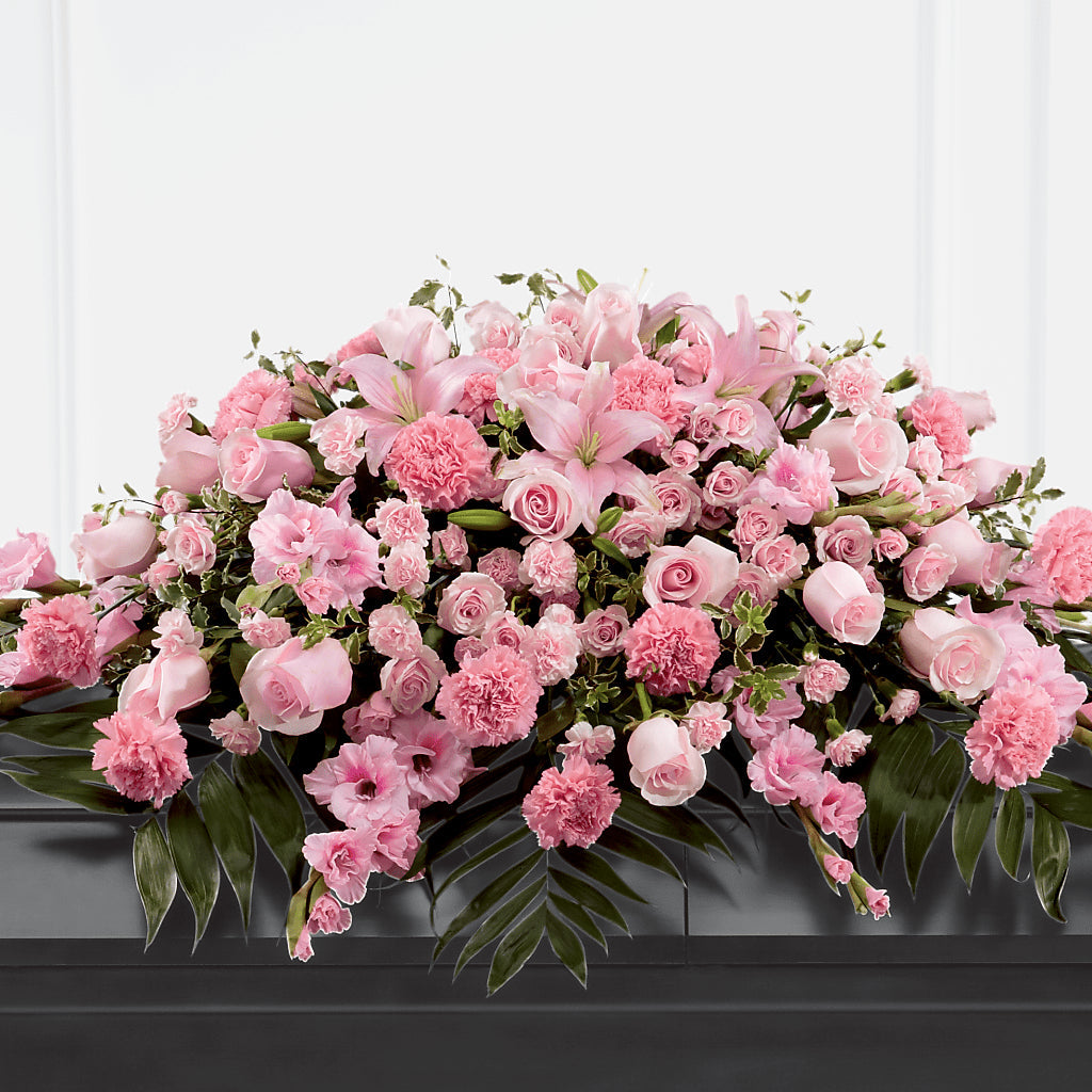 Garden of Comfort Casket Spray (Standard) – M & A FLOWERS AND EVENTS, South Gate CA