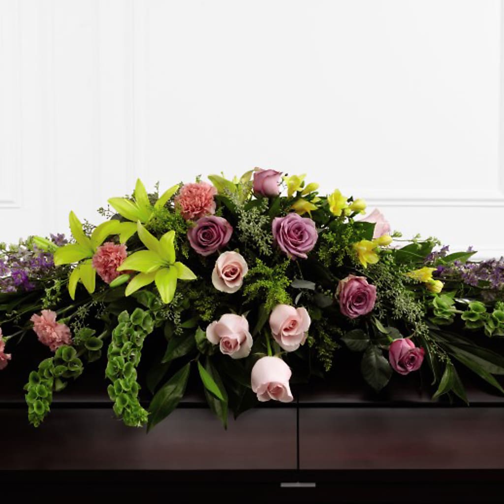 Forever Beloved Casket Spray – M & A FLOWERS AND EVENTS, South Gate CA
