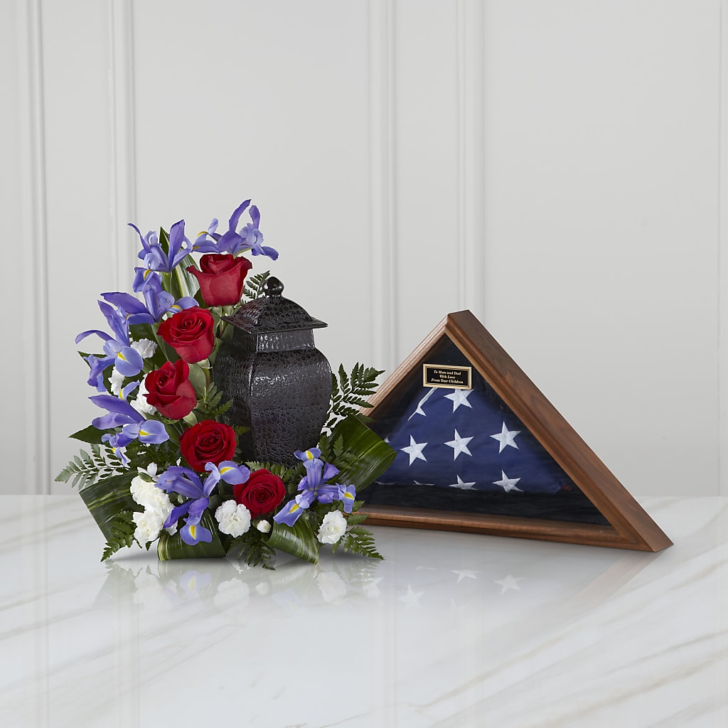 Patriotic Tribute Arrangement – M & A FLOWERS AND EVENTS, South Gate CA