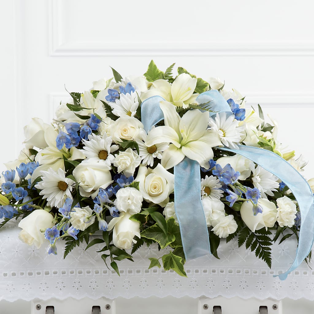 Tender Treasure Casket Spray – M & A FLOWERS AND EVENTS, South Gate CA