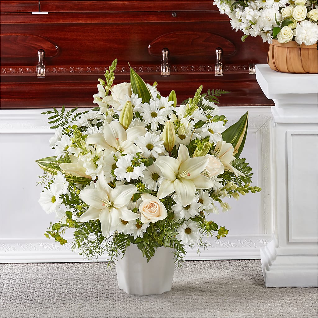 Thoughts of Tranquility Floor Basket – M & A FLOWERS AND EVENTS, South Gate CA