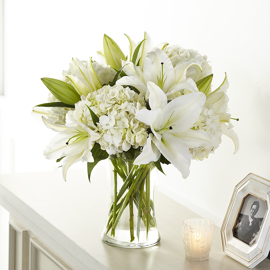 Compassionate Lily Bouquet – M & A FLOWERS AND EVENTS, South Gate CA