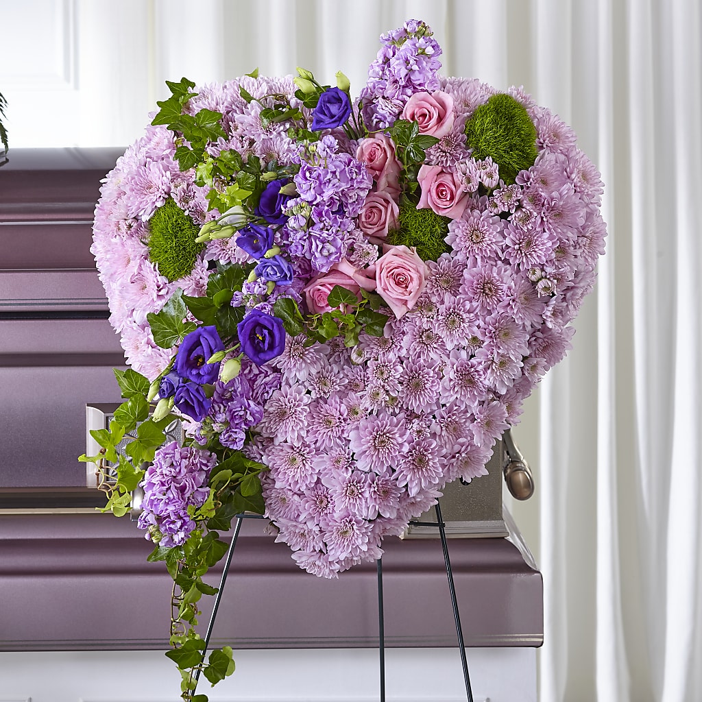 Treasured Love Standing Heart – M & A FLOWERS AND EVENTS, South Gate CA