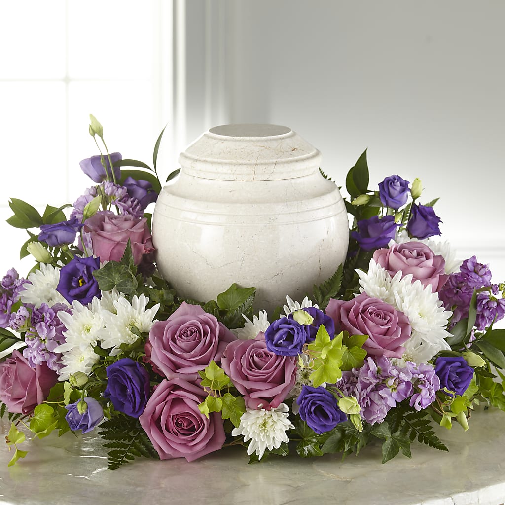 Blooming Sympathy Cremation Adornment – M & A FLOWERS AND EVENTS, South Gate CA
