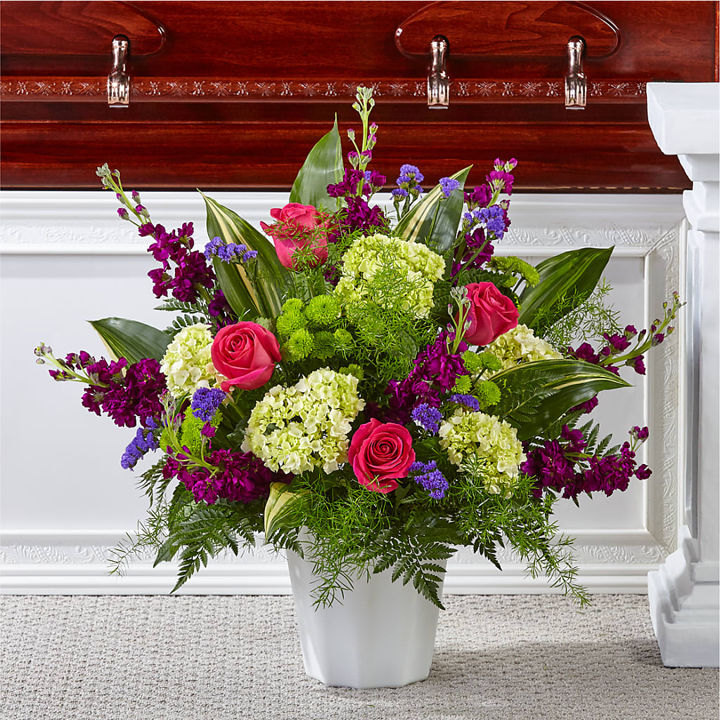 Beautiful Horizons Floor Basket – M & A FLOWERS AND EVENTS, South Gate CA
