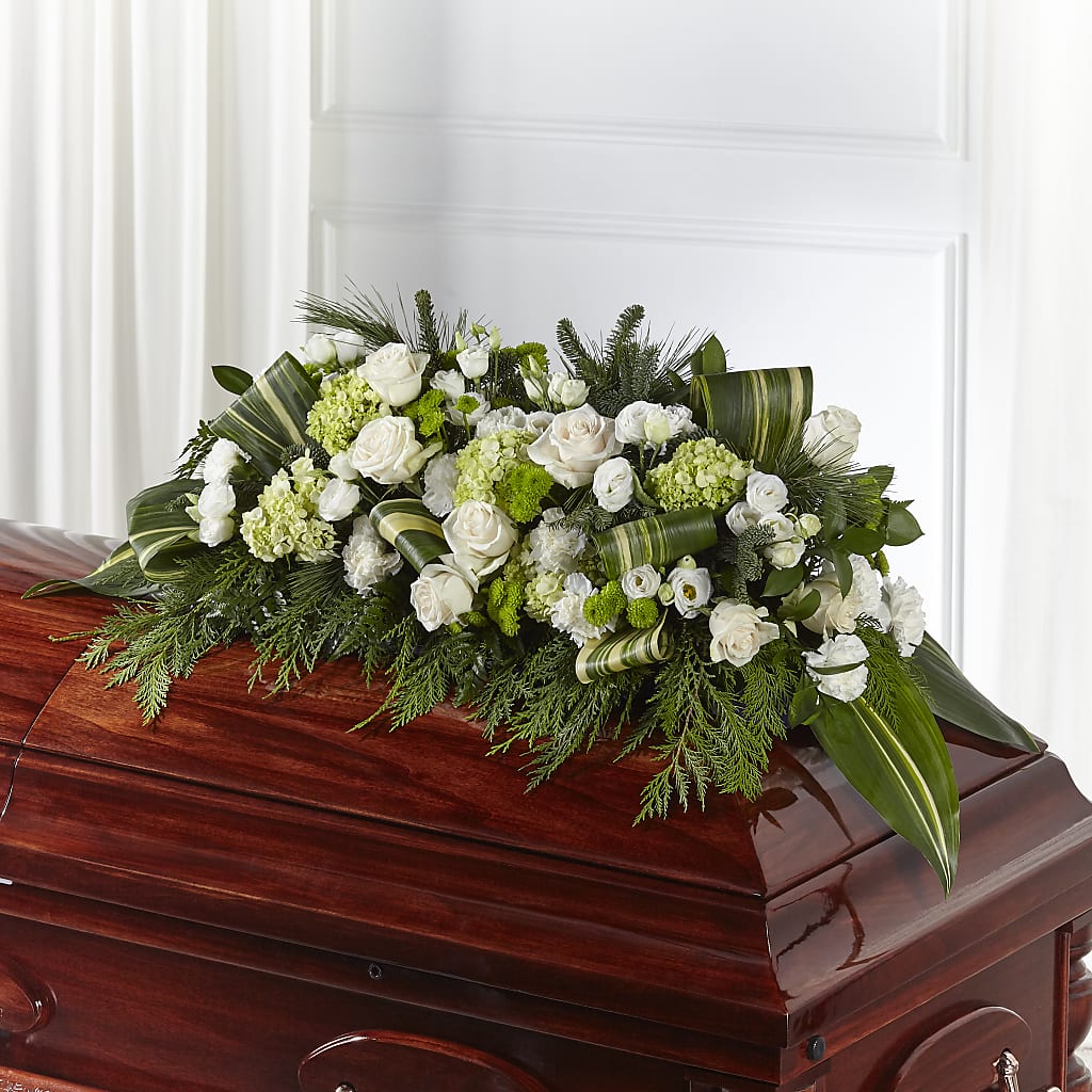 Hopeful Gesture Casket Spray – M & A FLOWERS AND EVENTS, South Gate CA