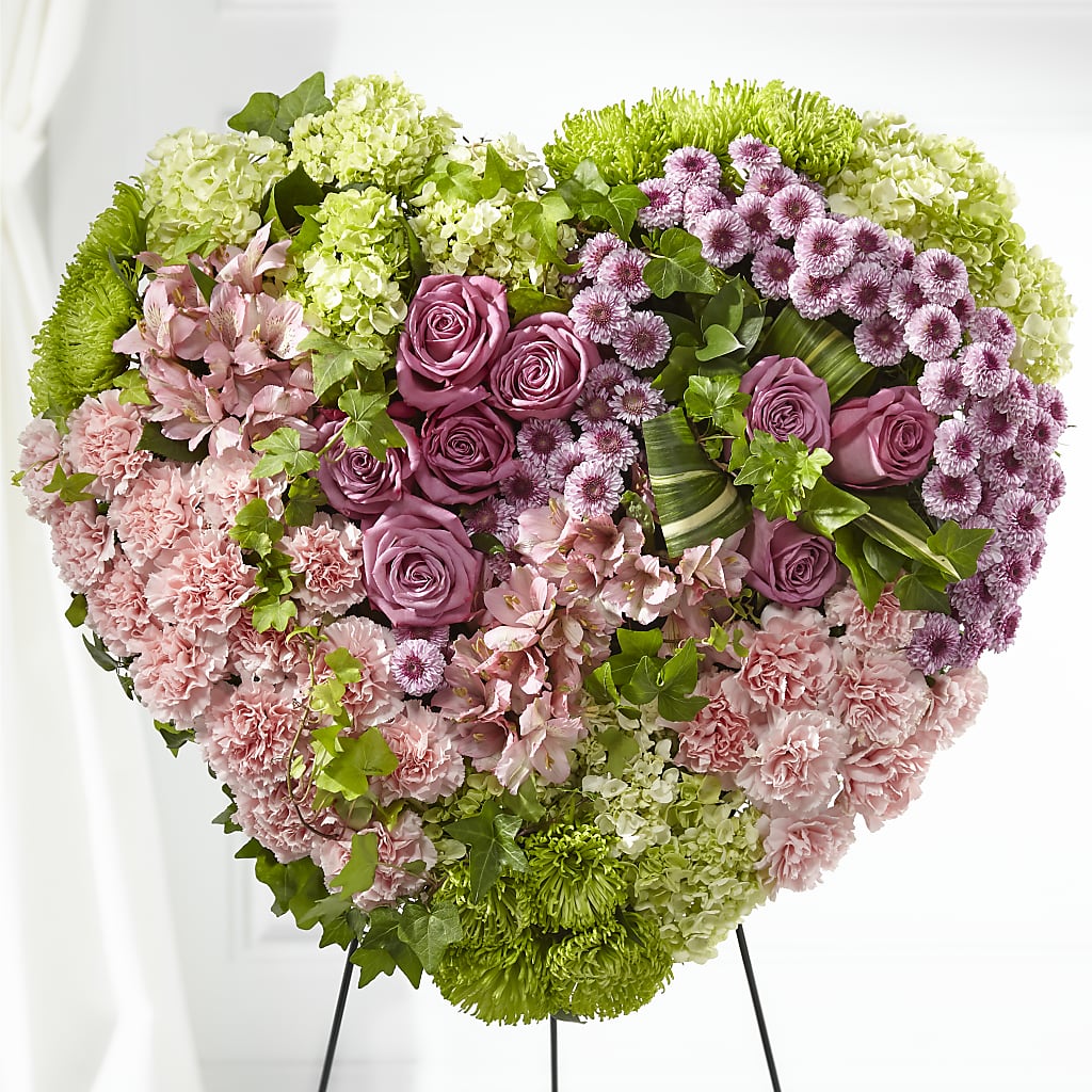 Heartwarming Standing Heart – M & A FLOWERS AND EVENTS, South Gate CA