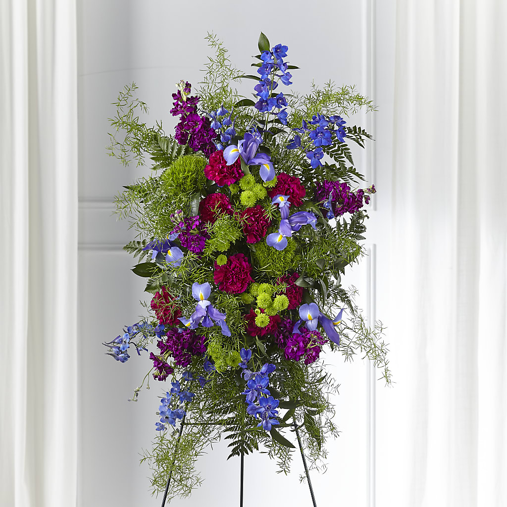 Heavenly Skies Standing Spray – M & A FLOWERS AND EVENTS, South Gate CA