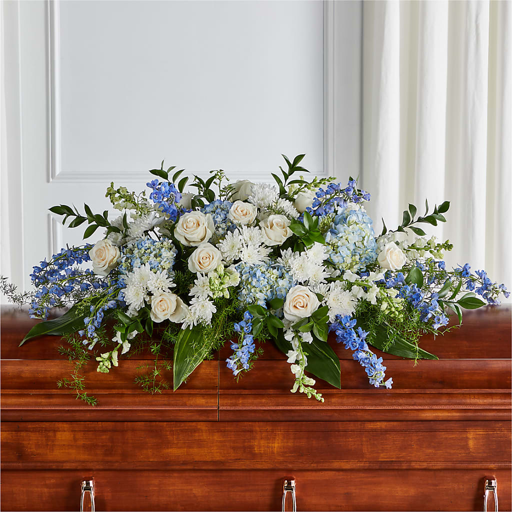 Timeless Essence Casket Spray – M & A FLOWERS AND EVENTS, South Gate CA