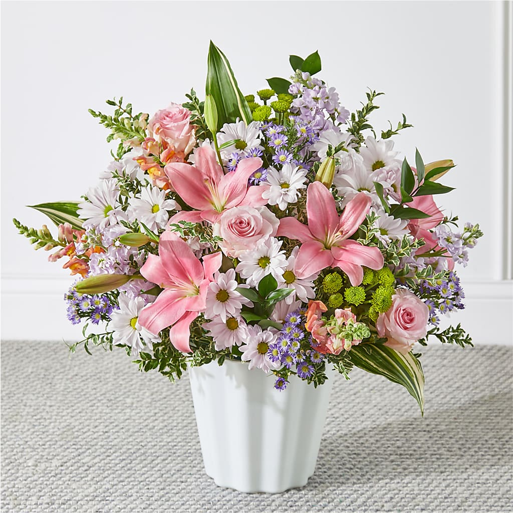 Abundant Compassion Floor Basket – M & A FLOWERS AND EVENTS, South Gate CA