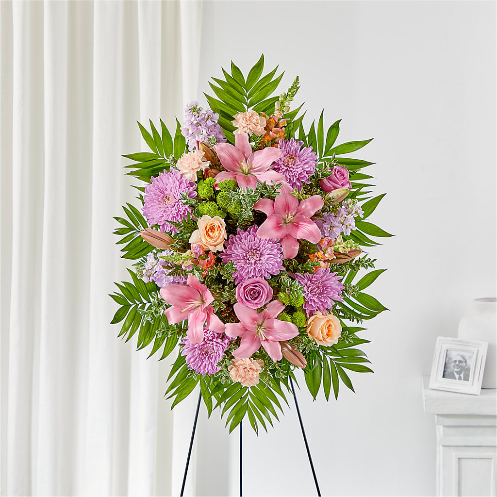 Love & Light Standing Spray – M & A FLOWERS AND EVENTS, South Gate CA