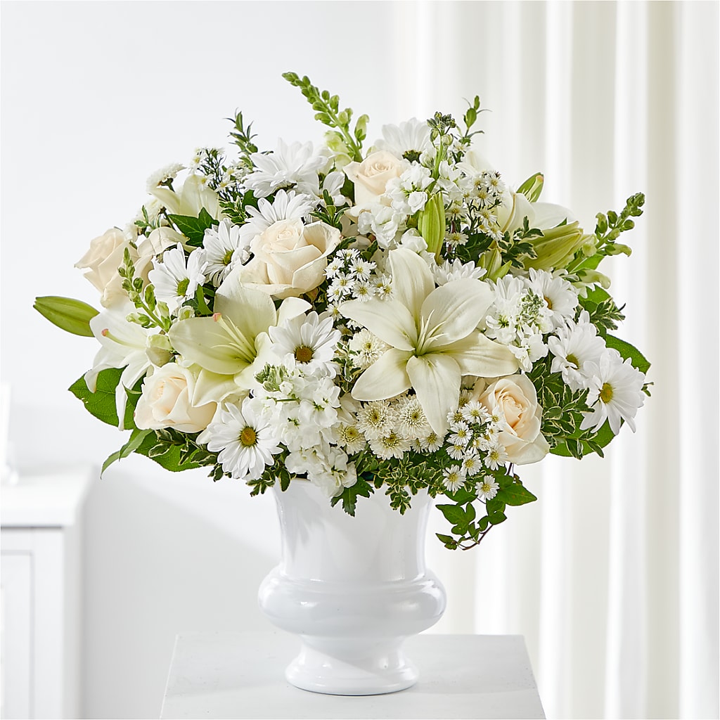 Uplifting Urn Arrangement – M & A FLOWERS AND EVENTS, South Gate CA