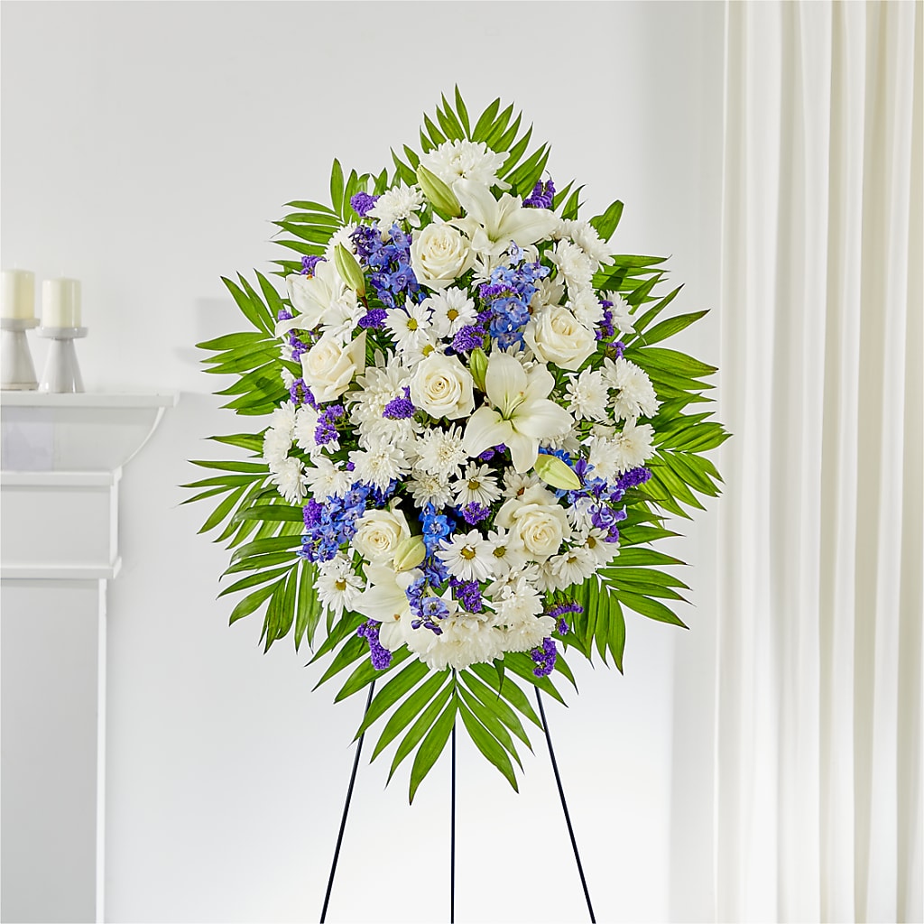 At Rest Standing Spray – M & A FLOWERS AND EVENTS, South Gate CA