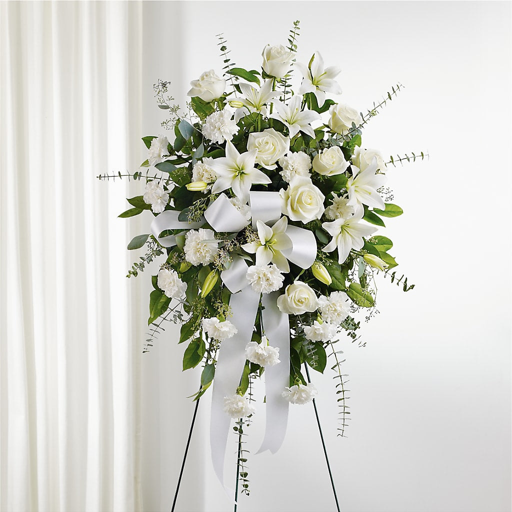 With Care Standing Spray – M & A FLOWERS AND EVENTS, South Gate CA