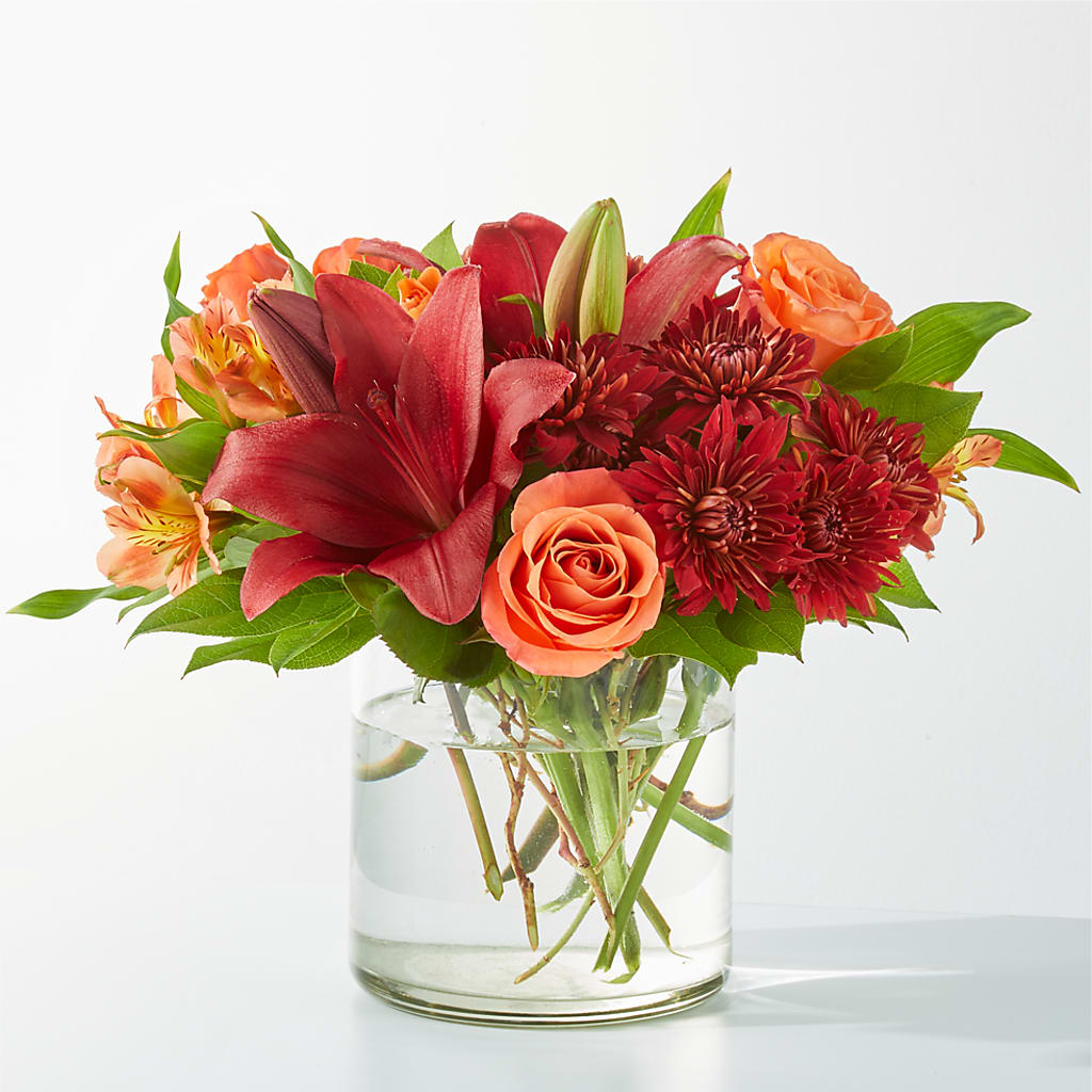 Crimson Leaves Bouquet – M & A FLOWERS AND EVENTS, South Gate CA