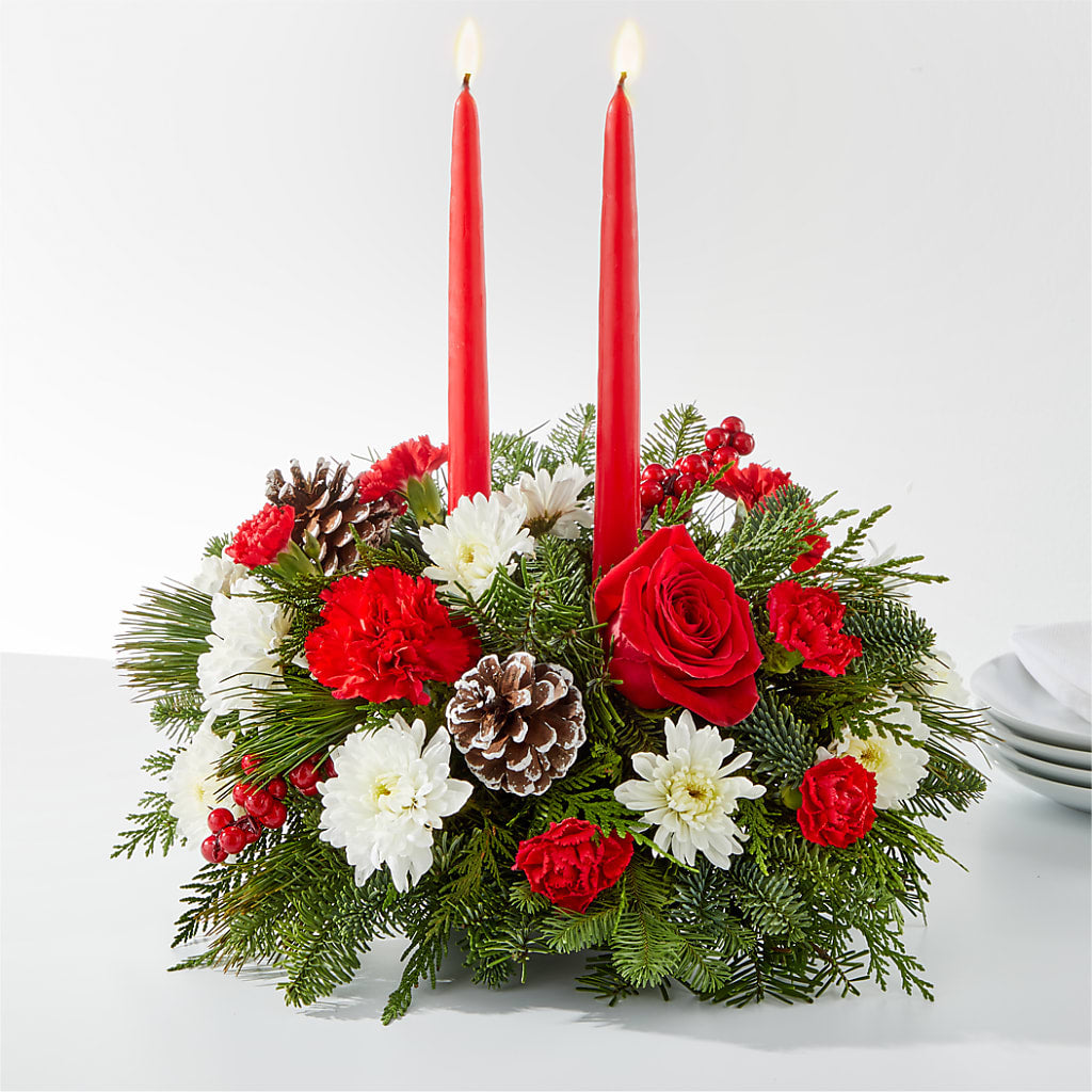 Holiday Soiree Centerpiece – M & A FLOWERS AND EVENTS, South Gate CA