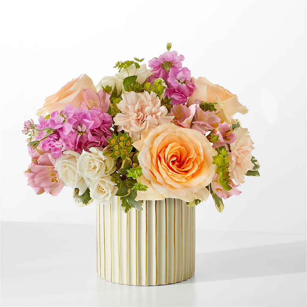 Paradise Bouquet with Ivory Vase – M & A FLOWERS AND EVENTS, South Gate CA