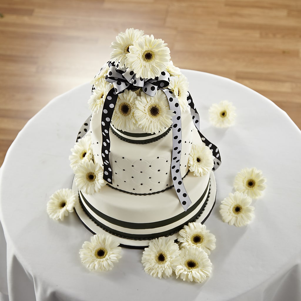 Simple Sophistication Cake Décor – M & A FLOWERS AND EVENTS, South Gate CA