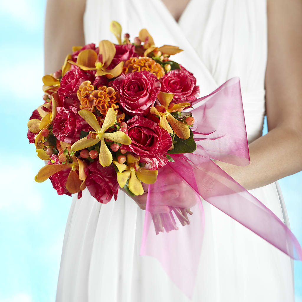Brilliant Shades of Love Bouquet – M & A FLOWERS AND EVENTS, South Gate CA