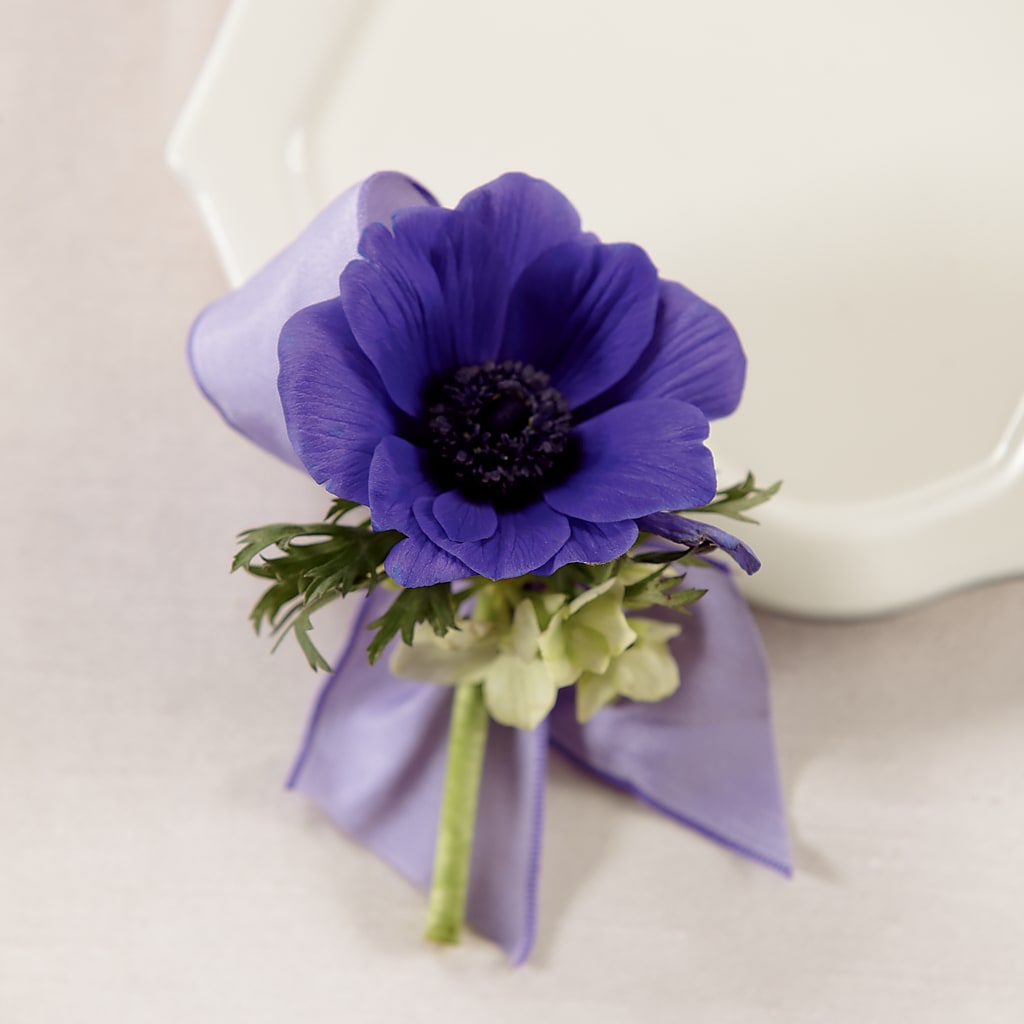 Purple Passion Boutonniere – M & A FLOWERS AND EVENTS, South Gate CA