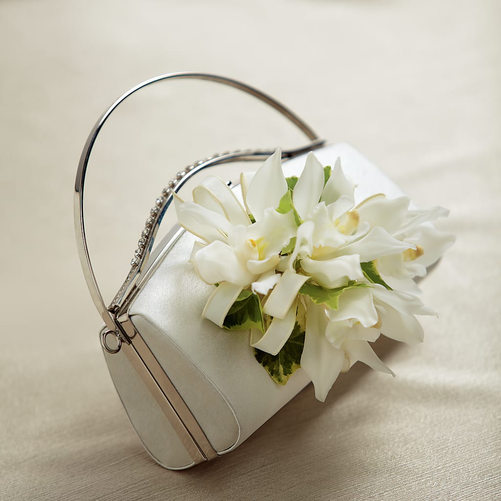 White Purse Decor – M & A FLOWERS AND EVENTS, South Gate CA