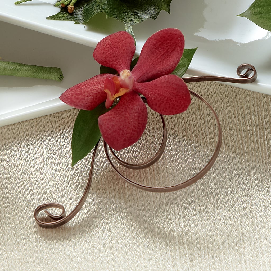 Red Mokara Boutonniere – M & A FLOWERS AND EVENTS, South Gate CA