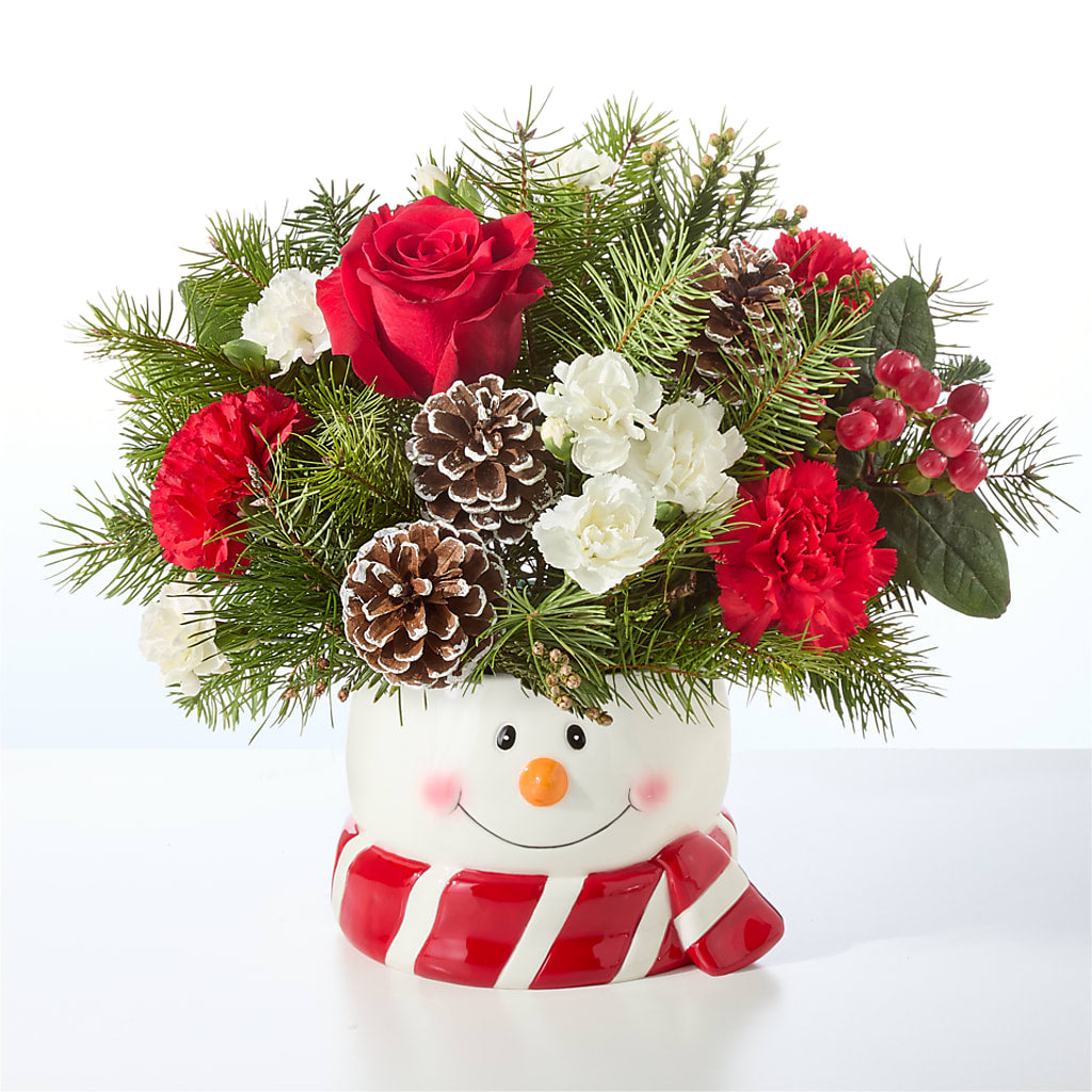 Jolly Snowman Bouquet – M & A FLOWERS AND EVENTS, South Gate CA
