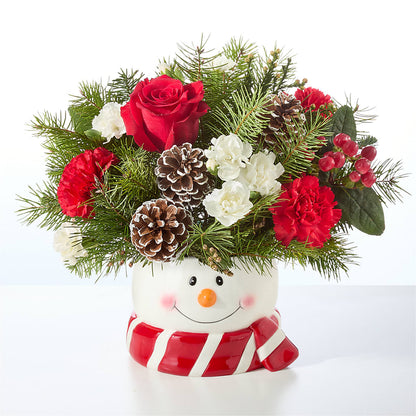 Jolly Snowman Bouquet – M & A FLOWERS AND EVENTS, South Gate CA