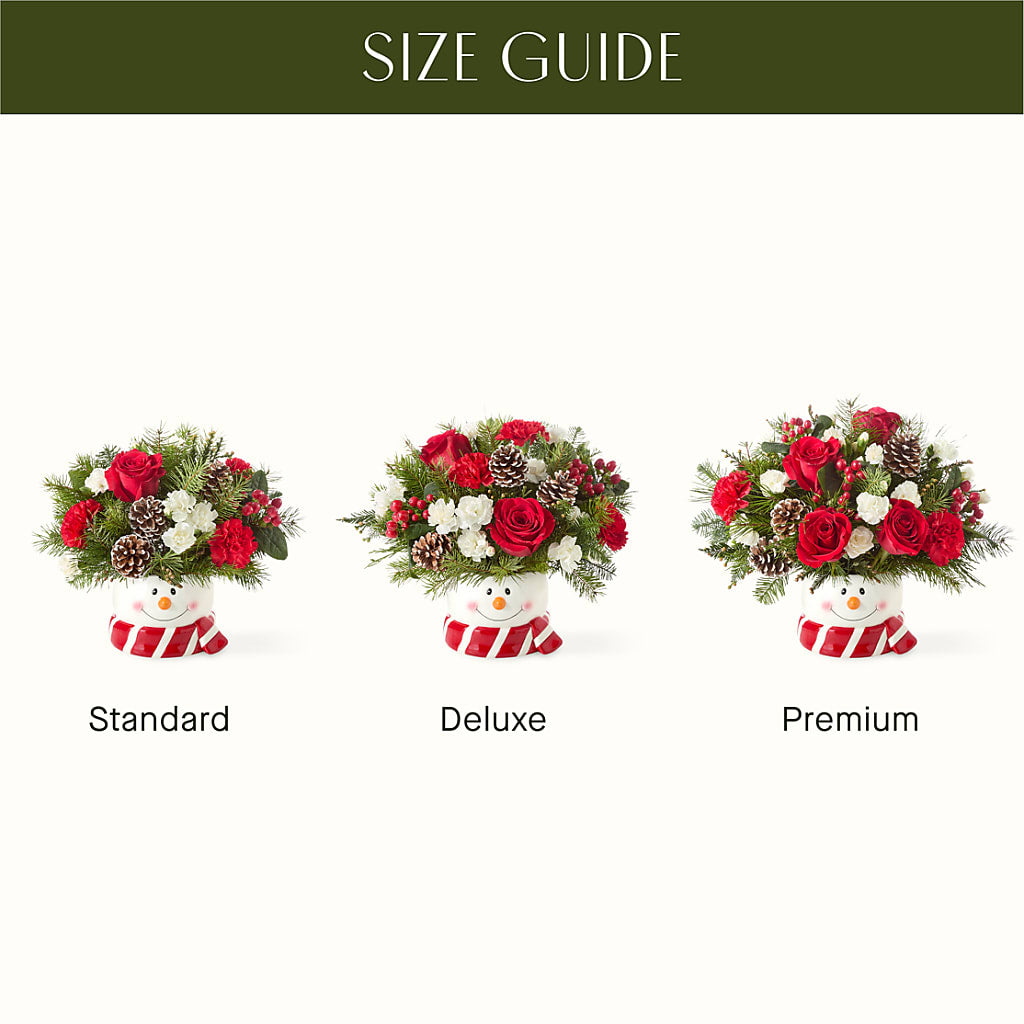Jolly Snowman Bouquet – M & A FLOWERS AND EVENTS, South Gate CA