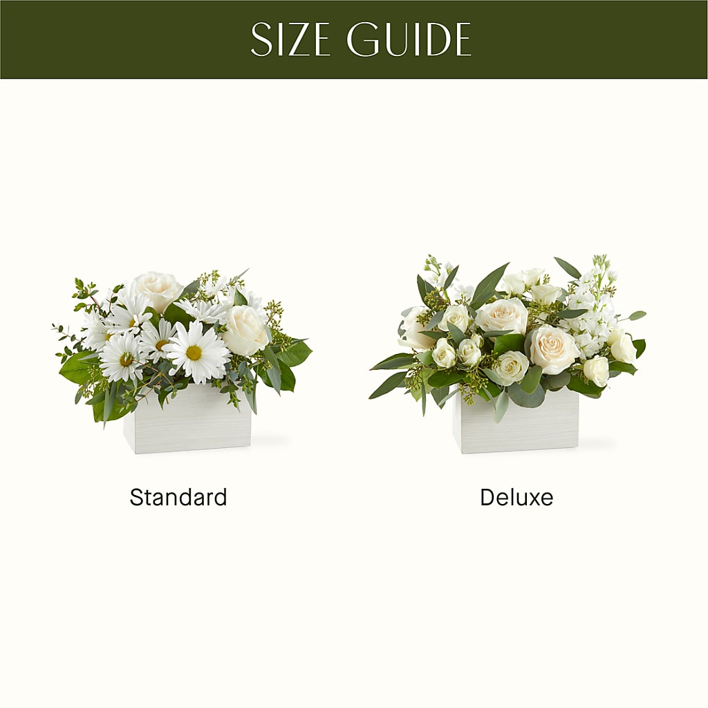Fresh Linen Box Bouquet – M & A FLOWERS AND EVENTS, South Gate CA
