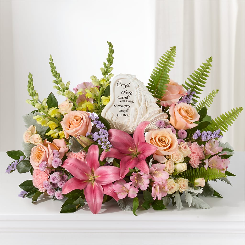 Gentle Light Arrangement – M & A FLOWERS AND EVENTS, South Gate CA