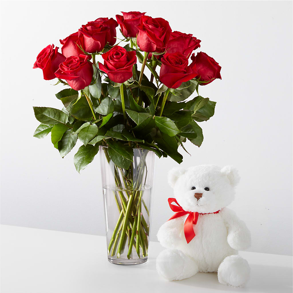 Romantic Long Stem Red Rose Bouquet Bundles – M & A FLOWERS AND EVENTS, South Gate CA