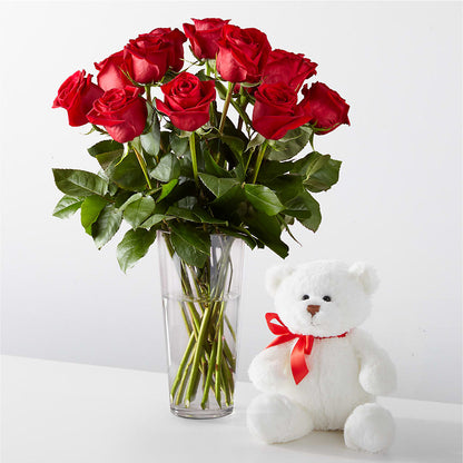 Romantic Long Stem Red Rose Bouquet Bundles – M & A FLOWERS AND EVENTS, South Gate CA