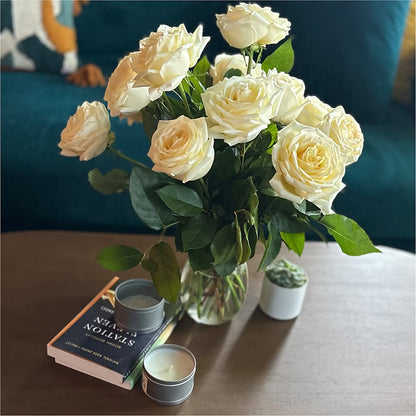 Long Stem Yellow Rose Bouquet – M & A FLOWERS AND EVENTS, South Gate CA