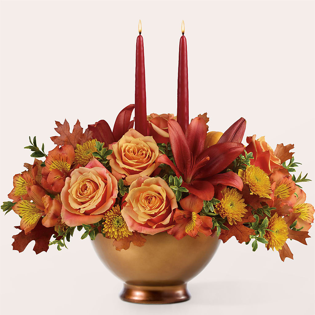 Harvest Table Centerpiece – M & A FLOWERS AND EVENTS, South Gate CA
