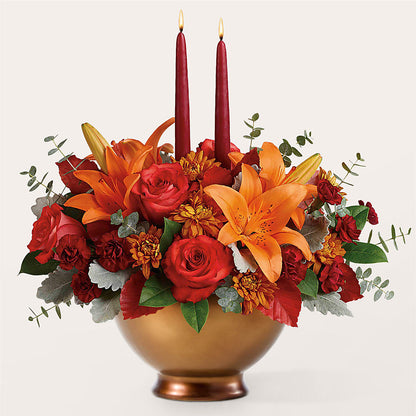 Fruits of Fall Centerpiece – M & A FLOWERS AND EVENTS, South Gate CA