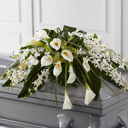 Angel Wings Casket Spray – M & A FLOWERS AND EVENTS, South Gate CA
