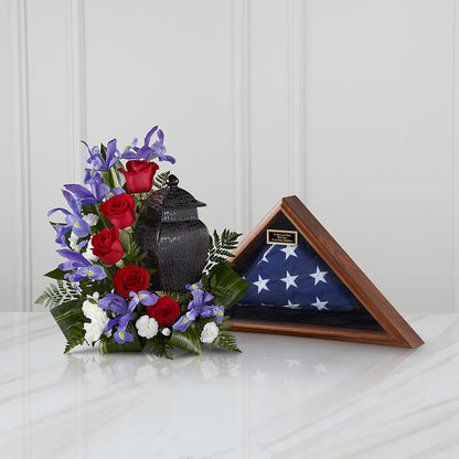 Patriotic Tribute Arrangement – M & A FLOWERS AND EVENTS, South Gate CA