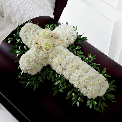 Peaceful Memories Casket Spray (Standard) – M & A FLOWERS AND EVENTS, South Gate CA