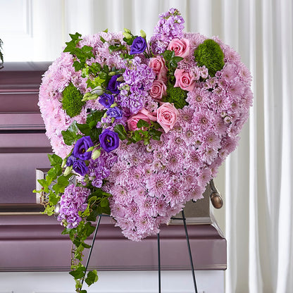 Treasured Love Standing Heart – M & A FLOWERS AND EVENTS, South Gate CA