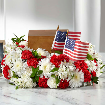 Spirit of Patriotism Cremation Adornment – M & A FLOWERS AND EVENTS, South Gate CA
