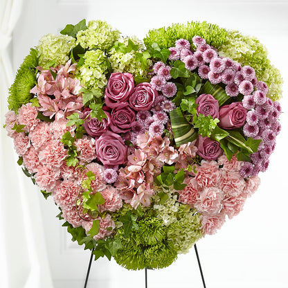 Heartwarming Standing Heart – M & A FLOWERS AND EVENTS, South Gate CA